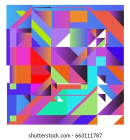 Trendy geometric elements memphis greeting cards design. Retro style texture, pattern and elements. Modern abstract design poster and cover template