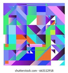 Trendy geometric elements memphis greeting cards design. Retro style texture, pattern and elements. Modern abstract design poster and cover template