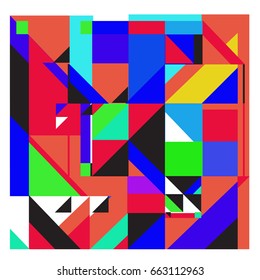 Trendy geometric elements memphis greeting cards design. Retro style texture, pattern and elements. Modern abstract design poster and cover template