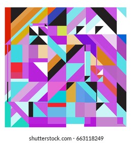 Trendy geometric elements memphis greeting cards design. Retro style texture, pattern and elements. Modern abstract design poster and cover template