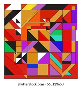 Trendy geometric elements memphis greeting cards design. Retro style texture, pattern and elements. Modern abstract design poster and cover template