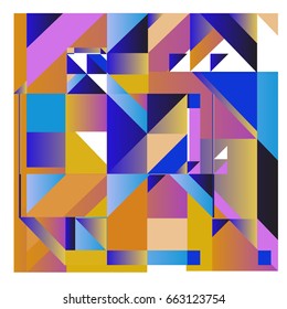 Trendy geometric elements memphis greeting cards design. Retro style texture, pattern and elements. Modern abstract design poster and cover template