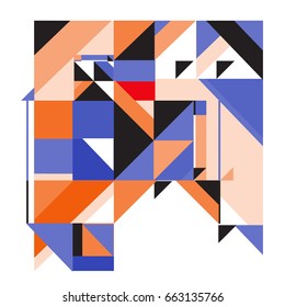 Trendy geometric elements memphis greeting cards design. Retro style texture, pattern and elements. Modern abstract design poster and cover template