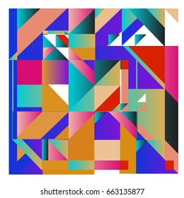 Trendy geometric elements memphis greeting cards design. Retro style texture, pattern and elements. Modern abstract design poster and cover template