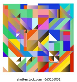 Trendy geometric elements memphis greeting cards design. Retro style texture, pattern and elements. Modern abstract design poster and cover template