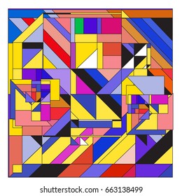 Trendy geometric elements memphis greeting cards design. Retro style texture, pattern and elements. Modern abstract design poster and cover template