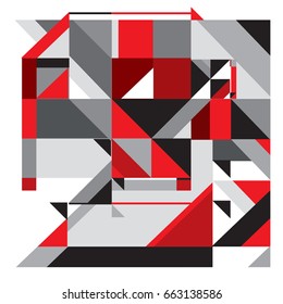 Trendy geometric elements memphis greeting cards design. Retro style texture, pattern and elements. Modern abstract design poster and cover template