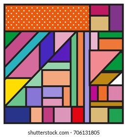 Trendy geometric elements memphis greeting cards design. Retro style texture, pattern and elements. Retro abstract pattern poster and cover design template for summer holiday season.
