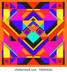 Trendy geometric elements memphis greeting cards design. Retro style texture, pattern and elements. Modern abstract design poster and cover template