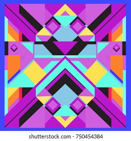 Trendy geometric elements memphis greeting cards design. Retro style texture, pattern and elements. Modern abstract design poster and cover template