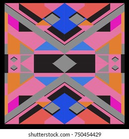 Trendy geometric elements memphis greeting cards design. Retro style texture, pattern and elements. Modern abstract design poster and cover template