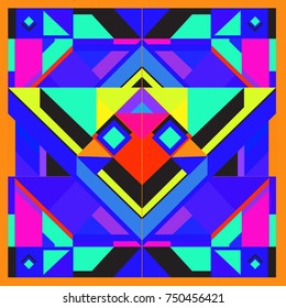 Trendy geometric elements memphis greeting cards design. Retro style texture, pattern and elements. Modern abstract design poster and cover template
