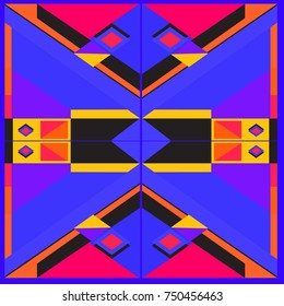 Trendy geometric elements memphis greeting cards design. Retro style texture, pattern and elements. Modern abstract design poster and cover template
