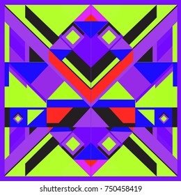 Trendy geometric elements memphis greeting cards design. Retro style texture, pattern and elements. Modern abstract design poster and cover template
