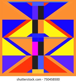 Trendy geometric elements memphis greeting cards design. Retro style texture, pattern and elements. Modern abstract design poster and cover template
