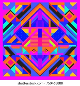 Trendy geometric elements memphis greeting cards design. Retro style texture, pattern and elements. Modern abstract design poster and cover template