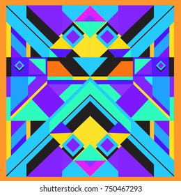 Trendy geometric elements memphis greeting cards design. Retro style texture, pattern and elements. Modern abstract design poster and cover template
