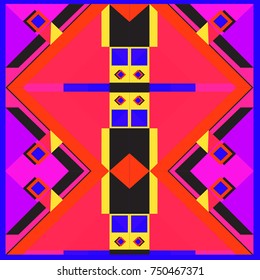 Trendy geometric elements memphis greeting cards design. Retro style texture, pattern and elements. Modern abstract design poster and cover template
