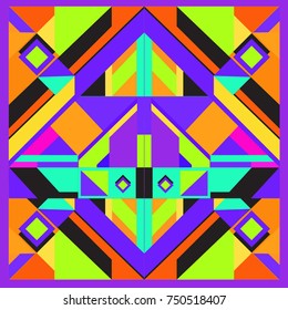 Trendy geometric elements memphis greeting cards design. Retro style texture, pattern and elements. Modern abstract design poster and cover template