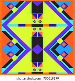 Trendy geometric elements memphis greeting cards design. Retro style texture, pattern and elements. Modern abstract design poster and cover template