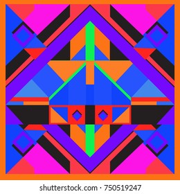 Trendy geometric elements memphis greeting cards design. Retro style texture, pattern and elements. Modern abstract design poster and cover template