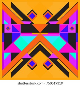Trendy geometric elements memphis greeting cards design. Retro style texture, pattern and elements. Modern abstract design poster and cover template
