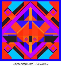 Trendy geometric elements memphis greeting cards design. Retro style texture, pattern and elements. Modern abstract design poster and cover template