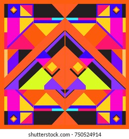 Trendy geometric elements memphis greeting cards design. Retro style texture, pattern and elements. Modern abstract design poster and cover template