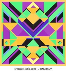Trendy geometric elements memphis greeting cards design. Retro style texture, pattern and elements. Modern abstract design poster and cover template