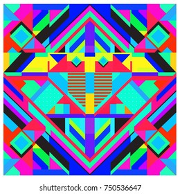 Trendy geometric elements memphis greeting cards design. Retro style texture, pattern and elements. Modern abstract design poster and cover template