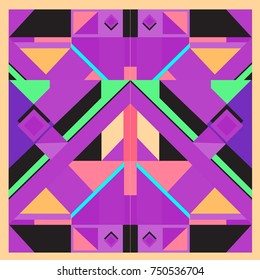 Trendy geometric elements memphis greeting cards design. Retro style texture, pattern and elements. Modern abstract design poster and cover template