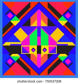 Trendy geometric elements memphis greeting cards design. Retro style texture, pattern and elements. Modern abstract design poster and cover template