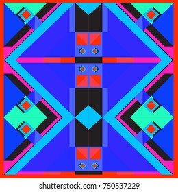 Trendy geometric elements memphis greeting cards design. Retro style texture, pattern and elements. Modern abstract design poster and cover template