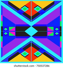 Trendy geometric elements memphis greeting cards design. Retro style texture, pattern and elements. Modern abstract design poster and cover template
