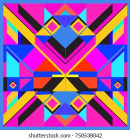 Trendy geometric elements memphis greeting cards design. Retro style texture, pattern and elements. Modern abstract design poster and cover template