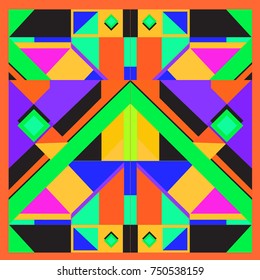 Trendy geometric elements memphis greeting cards design. Retro style texture, pattern and elements. Modern abstract design poster and cover template