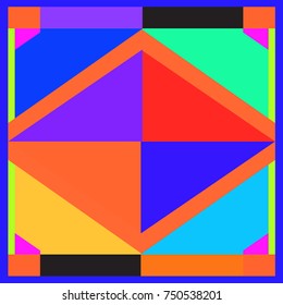 Trendy geometric elements memphis greeting cards design. Retro style texture, pattern and elements. Modern abstract design poster and cover template