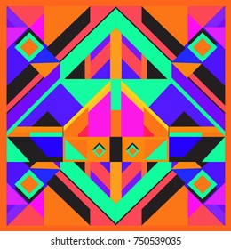 Trendy geometric elements memphis greeting cards design. Retro style texture, pattern and elements. Modern abstract design poster and cover template