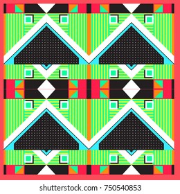 Trendy geometric elements memphis greeting cards design. Retro style texture, pattern and elements. Modern abstract design poster and cover template