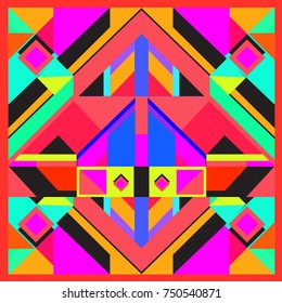 Trendy geometric elements memphis greeting cards design. Retro style texture, pattern and elements. Modern abstract design poster and cover template