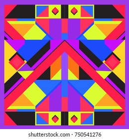 Trendy geometric elements memphis greeting cards design. Retro style texture, pattern and elements. Modern abstract design poster and cover template