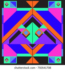 Trendy geometric elements memphis greeting cards design. Retro style texture, pattern and elements. Modern abstract design poster and cover template