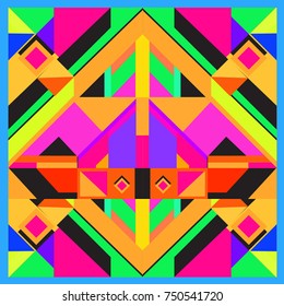 Trendy geometric elements memphis greeting cards design. Retro style texture, pattern and elements. Modern abstract design poster and cover template
