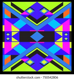 Trendy geometric elements memphis greeting cards design. Retro style texture, pattern and elements. Modern abstract design poster and cover template