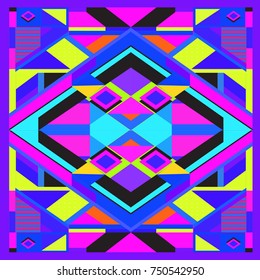 Trendy geometric elements memphis greeting cards design. Retro style texture, pattern and elements. Modern abstract design poster and cover template