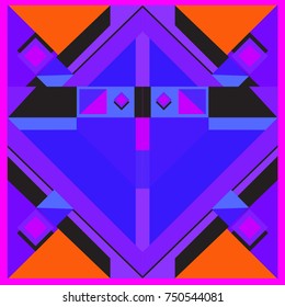 Trendy geometric elements memphis greeting cards design. Retro style texture, pattern and elements. Modern abstract design poster and cover template