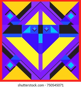 Trendy geometric elements memphis greeting cards design. Retro style texture, pattern and elements. Modern abstract design poster and cover template