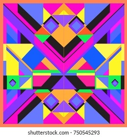 Trendy geometric elements memphis greeting cards design. Retro style texture, pattern and elements. Modern abstract design poster and cover template