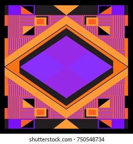 Trendy geometric elements memphis greeting cards design. Retro style texture, pattern and elements. Modern abstract design poster and cover template
