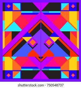 Trendy geometric elements memphis greeting cards design. Retro style texture, pattern and elements. Modern abstract design poster and cover template